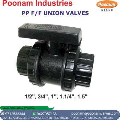 PP UNION FF VALVE
