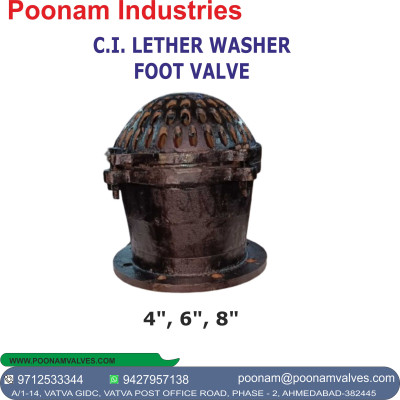 C.I. LETHER WASHER FOOT VALVE