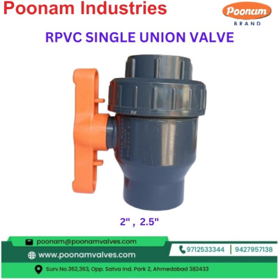 RPVC Single Union Valve