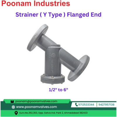PP Strainer ( Y Type ) Flange End