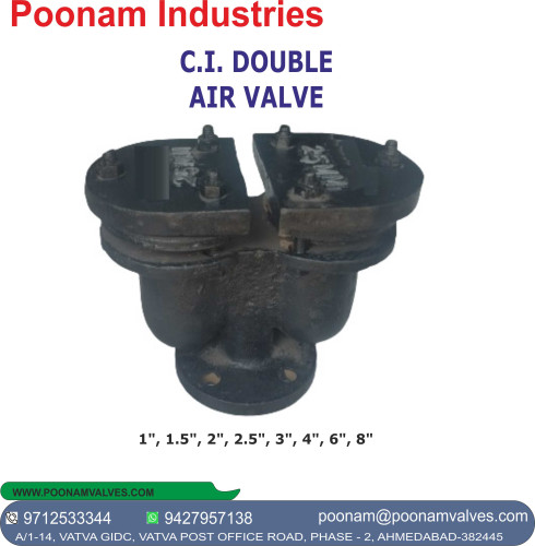 CAST IROM DOUBLE AIR VALVE