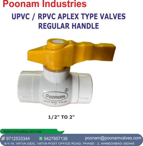 UPVC APEX TYPE REGULAR VALVES